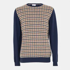 アクアスキュータム メンズ アウター ニット・セーター AQUASCUTUM AquAct Check Jmp Sn54 Check チェックのサムネイル