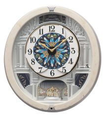 未使用品】セイコー クロック 電波時計 壁掛け時計 からくり RE561H