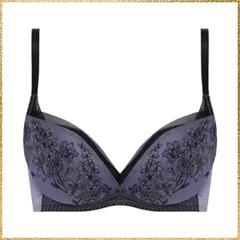☆彡送料無料でお届け☆彡C80_M022(パープル) （トリンプ） 天使のブラ(R) 魔法のハリ感597 ノンワイヤーブラジャー M022(パープル) C80サイズ