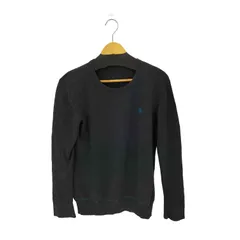 バーバリーブラックレーベル BURBERRY BLACK LABEL 薄手 クルーネック コットン ニットセーター メンズ  2