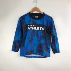 ATHLETA ピステシャツ ブルー×ブラック 140cm 3201202603100005