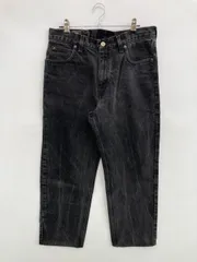 Lee リー デニムパンツ 31-30 ブラック フルレングス 無地 ブランドロゴ スタンダード レギュラー ヴィンテージ