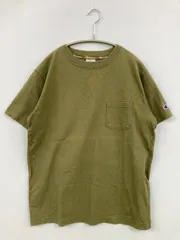 Champion チャンピオン Tシャツ/カットソー MEDIUM カーキ