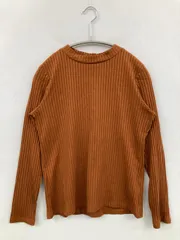 chocol raffine ショコラフィネ Tシャツ/カットソー F ブラウン 無地 ミドル丈 長袖 クルーネック(丸首)