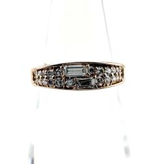 K18 D0.61ct ダイヤモンド リボン YGリング ファンシーカット - メルカリ