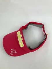 adidas アディダス サンバイザー レッド