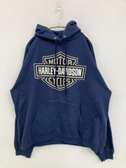 希少】ハーレーダビッドソン ダラス限定 ジップパーカー ネイビー 紺 