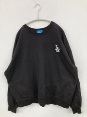 STAY GOLD スウェット ブラック コットン 裏起毛 無地 ワンポイント 刺繍 長袖