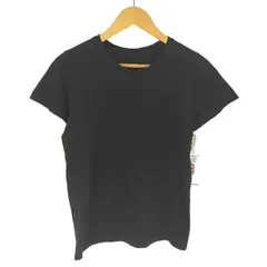 アレキサンダーマックイーン Alexander McQueen イタリア製 ロゴ刺繍 S/S クルーネック Tシャツ レディース UK：38 のサムネイル