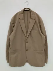 UNIQLO ユニクロ テーラードジャケット XL ベージュ 無地 ミドル丈 フードなし シングル