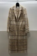 SENSE OF PLACE by URBAN RESEARCH センスオブプレイス バイ アーバンリサーチ コート ベージュ チェック SGKY26-0848