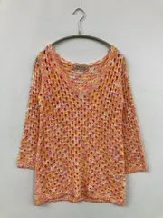 RODEO CROWNS ロデオクラウンズ Tシャツ/カットソー FREE オレンジ