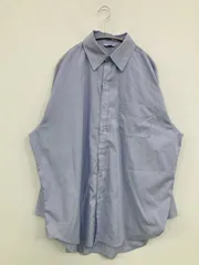 INGNI イング シャツ/ブラウス M スカイブルー コットン 無地 ロング丈 長袖 レギュラーカラー