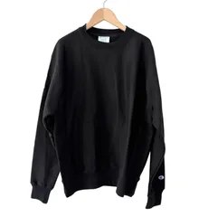   champion  チャンピオン　REVERSE WEAVE　リーバスウィーブ　スウェット　トレーナー　裏起毛　ブラック　黒　メンズ　Mサイズ【CC15】