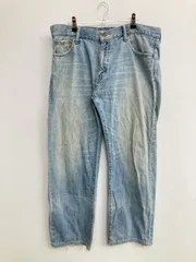 UNIQLO ユニクロ デニムパンツ 36inch ブルー 無地 スタンダード ストレート レギュラー ヴィンテージ