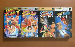 CAPCOM  ストリートファイターⅡ 　箱説ハガキ付き　スーパーファミコンソフト シリーズ4本セット