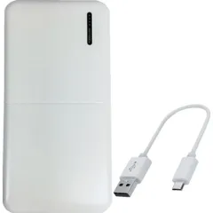 岡潮　ＵＳＢモバイルバッテリー１０，０００ｍＡｈ　（ＵＳＢ−Ｃ／ｍｉｃｒｏＵＳＢ）
