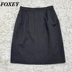 FOXEY ダークデニム フレアスカート ひざ丈 FOXEY ダークデニム フレアスカート ひざ丈 - メルカリ