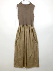 coca コカ リブニットドッキング ワンピース sizeone/ベージュ ■◆レディース