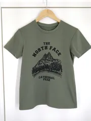 THE NORTH FACE カセドラルピーク ビッグプリントTシャツ カーキ Sサイズ