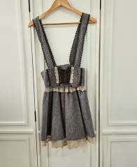 アクシーズファム(axes femme) レースアップ アウター スカート ONE PIECE