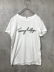 TOMMY HILFIGER トミーヒルフィガー     ロゴ 半袖 Tシャツ sizeXS/白■◆レディース