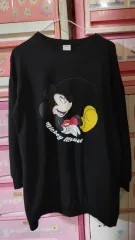 mickey mouse(ミッキーマウス)長袖Tシャツ 66ゆったりよく合います クリーニング済 きれい