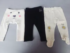 新生児から可能なレギンス 3種 (0-8m)