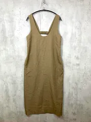 美品 FREE'S MART フリーズマート 131-5140007 深Uネックジャンスカ ワンピース sizeM/茶 ■■レディース