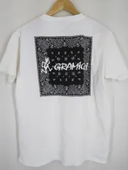 GRAMICCI グラミチ 半袖Tシャツ ホワイト バックプリントロゴ コットン100％ Mサイズ