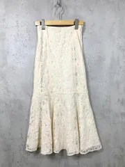 NICECLAUP ナイスクラップ one after another レース マーメイド スカート sizeS/ベージュ ■■レディース