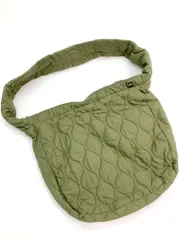 MONO-MART モノマート キルティングビッグ ショルダー バッグ カーキ ■■メンズ