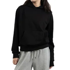 プルオーバー パーカー レディース フーディ 長袖 ゆったり フード付き トレーナー スウェット トップス 無地 コットン 体型カバー カジュアル カットソー スポーティ 春 秋 おしゃれ