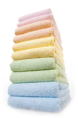 薄手タイプ 10枚セット 乾きやすい 33×83㎝ 5色各2枚入 国産徳用カラー K-2001-10 フェイスタオル 泉州タオル Kosugizen