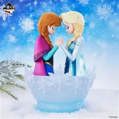 Disney フィギュア アナと雪の女王 一番くじ エルサ＆アナ
