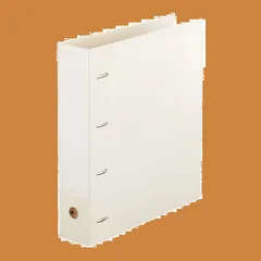 myfa 推し活 4穴リング リヒトラブ コレクションファイル ワイド A4 ミルキーホワイト F3301-0