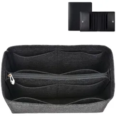 大容量 薄型 小さめ 持ち手つき 丈夫 防水 カードホルダー付き 仕切り 中央ファスナー 収納 整理 トートバッグ用 収納バッグ バックインバック ギフト贈り物 職人 インナーバッグ 通勤 自立 ビジネス 旅行 軽量 メンズ バッグインバッグ レディース 橫長