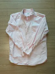 UNIQLO ピンク オックスフォード シャツ L