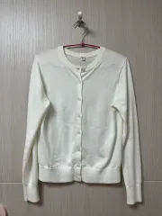 UNIQLO カーディガン 白 S