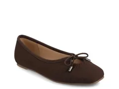 ジャーニー レディース シューズ パンプス Journee Callee Ballet Flat Dark Brown ブラウン