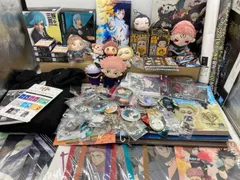 【大量まとめ】呪術廻戦 グッズ 約7kg 缶バッジ/フィギュア/ぬいぐるみ/クリアファイル 他 五条悟 虎杖悠仁 伏黒恵 乙骨憂太 夏油傑 アニメ