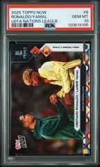 Topps now Lamine Yamal Cristiano Ronaldo ラミン・ヤマル クリスティアーノ・ロナウド PSA10