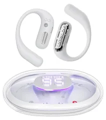 【iFデザイン賞殿堂入り!!】ACEFAST オープンイヤー イヤホン LED雰囲気呼吸ライト Bluetooth 5.4 完全ワイヤレス ランニング・スポーツイヤホン 軽量 耳を塞がない 急速充電 タイプC マイク付き ノイズキャンセリング通話 左右分★tm