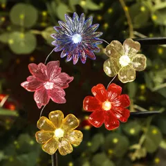 『特価』 LED、2.6mのフローラル壁飾り、ホーム＆ルーム用 人工花のストリングライト、USB接続またはバッテリー駆動、20 - フラワーガーランドライト