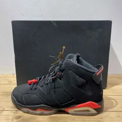 NIKE 2018 AIR JORDAN6 RETRO GS BLACK INFRARED 384665-060 24cm ナイキ エア ジョーダン6  スニーカー 心斎橋店