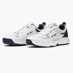 【25.5㎝】送料無料 ヨネックス テニスシューズ プロムーブクラシックGC (136)ホワイト/グリーン  オムニクレー用 新入生用 送料無料 SHTPG YONEX