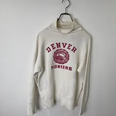 R00227｜スウェット｜50S｜タートルネック｜モックネック｜無地｜染み込み｜アイボリー｜メンズM｜古着｜アメカジ｜染み込みプリント｜USA古着｜ヴィンテージ｜Y2K｜90S｜今期トレンド｜フォロー割