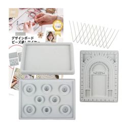 ビーズ ネックレス ブレスレット パワーストーン アクセサリー デザインボード ハンドメイド 手作り UTST 製作 (A10本セット)