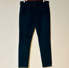 (^w^)b UNIQLO ヒートテックウルトラストレッチハイライズジーンズ 濃紺 ネイビー 暖パン デニムパンツ スキニー ストレッチ カジュアル 綺麗め レディース サイズ29  OM10777YS