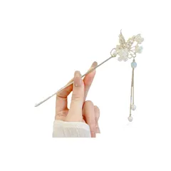 中華風 浴衣 和装 漢服 普段使い 古典的 成人式 おしゃれ タッセル付き 蝶々 結婚式 和装小物 ヘアアクセサリー 卒業式用 髪飾り 一本挿し レディース かんざし 簪